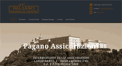 Desktop Screenshot of pagano1948.it
