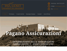 Tablet Screenshot of pagano1948.it